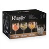 Ice Bucket Vivalto Transparent Metal Crystal 14,5 x 12 x 12,5 cm 4x (10,5 x 20 cm) 36 x 21,5 x 23,5 cm Wine glasses (2 Units)