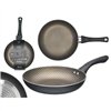 Non-stick frying pan Kinvara Black Aluminium Bakelite Induction 22 cm