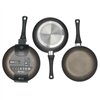 Non-stick frying pan Kinvara Black Aluminium Bakelite Induction 22 cm