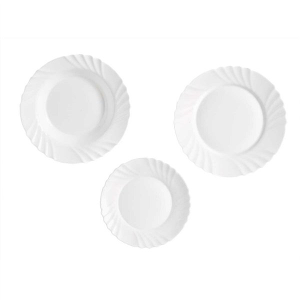Dinnerware Set Vivalto White Opaline glass (2 Units)