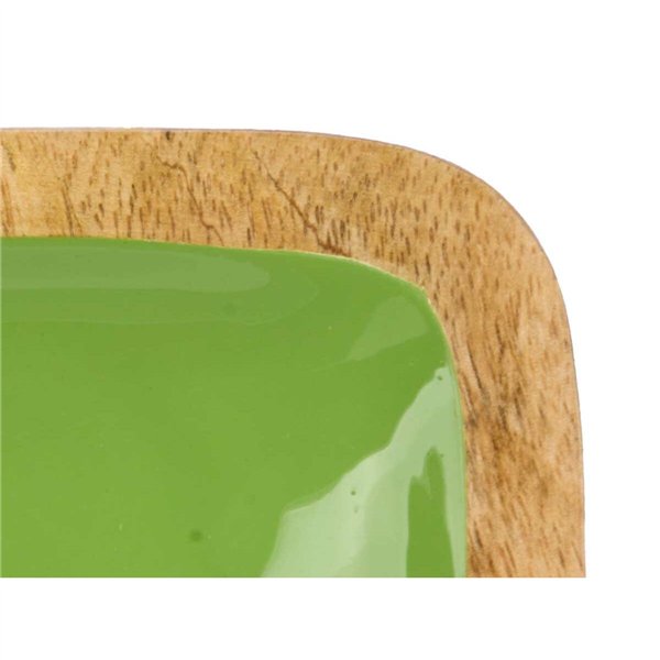 Tray with Compartments Gift Decor Green 31 x 3 x 3 cm (6 Units)