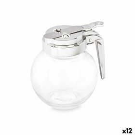 Cruet Vivalto Transparent Metal Glass Plastic 260 ml 10,3 x 10 x 9 cm (12 Units)