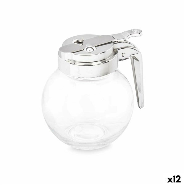 Cruet Vivalto Transparent Metal Glass Plastic 260 ml 10,3 x 10 x 9 cm (12 Units)