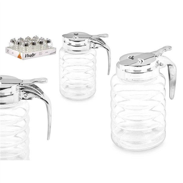 Cruet Vivalto Transparent Glass 280 ml 10 x 12,3 x 7 cm (12 Units)