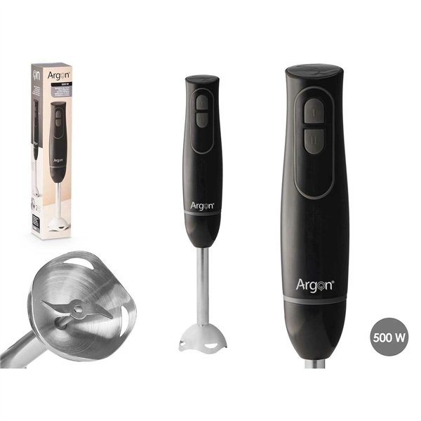 Hand-held Blender Argon Black Grey 500 W