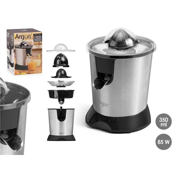 Electric Juicer Argon Black Silver 85 W 350 ml