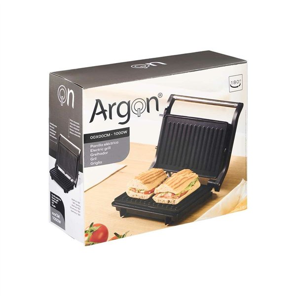 Contact grill Argon Black 1000 W