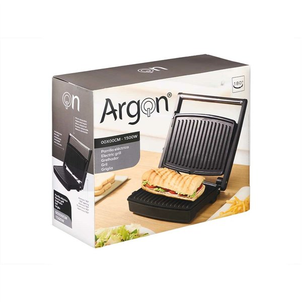 Contact grill Argon Black 1500 W