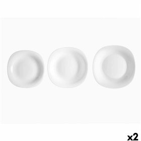Dinnerware Set Vivalto White Opaline glass (2 Units)