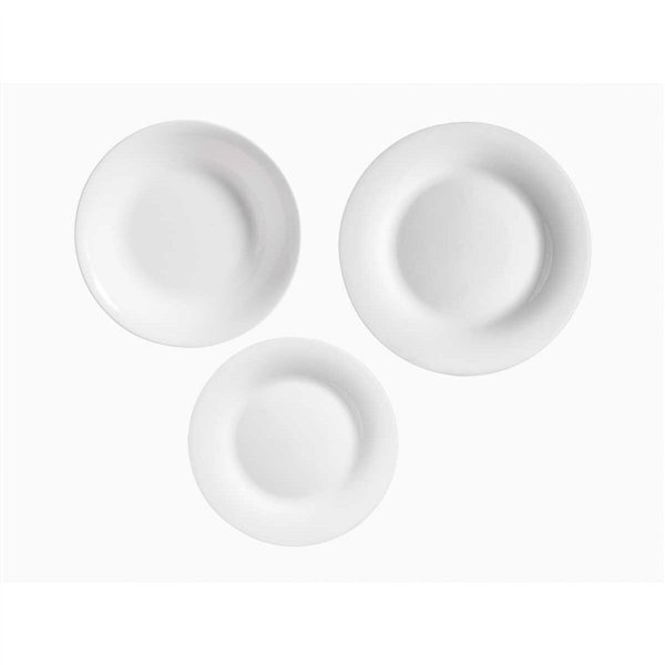 Dinnerware Set Vivalto White Opaline glass (2 Units)