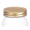 Jar Vivalto Transparent Golden 500 ml (8 Units)