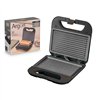 Sandwich Maker Argon Black Steel 750 W