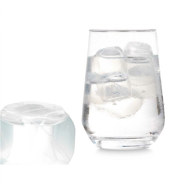 Reusable cooling cubes Leknes Transparent Polyethylene Distilled water 6,5 x 16 x 6,5 cm 18 Pieces (12 Units)