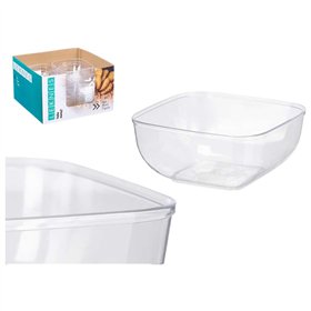 Set of bowls Leknes Transparent Plastic 800 ml 15,3 x 7 x 15,3 cm (24 Units)
