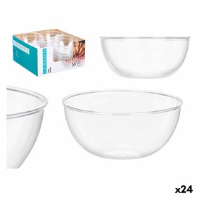 Set of bowls Leknes Transparent Plastic 700 ml 15,2 x 7 x 15,2 cm (24 Units)