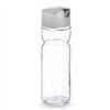 Cruet Vivalto Transparent Silver Metal Crystal Plastic 180 ml 4,6 x 15,7 x 4,6 cm (12 Units)