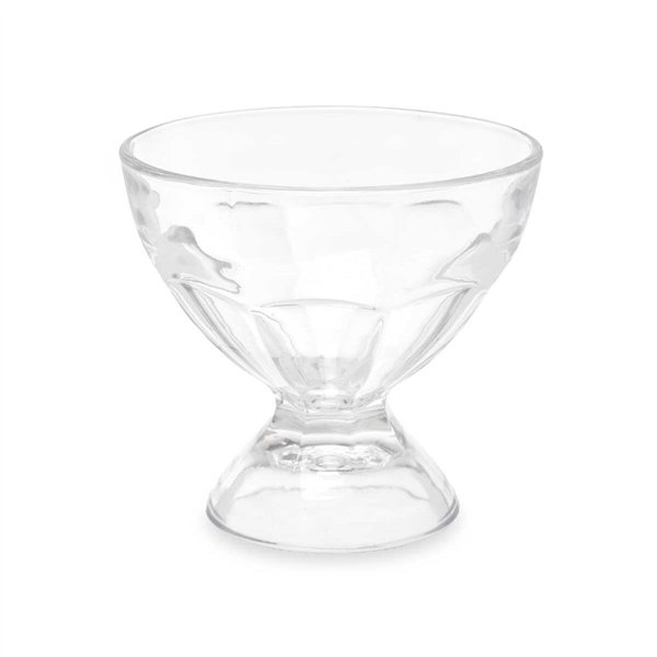 Ice Cream and Milk Shake Glass Vivalto Transparent Glass 280 ml (6 Units)