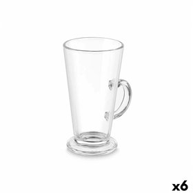 Crystal Glass Vivalto CAFE LATTE Transparent Glass 280 ml (6 Units)