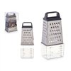 Grater with Container Kinvara Transparent Silver Stainless steel polypropylene polystyrene 9 x 6,7 x 20,5 cm (12 Units)
