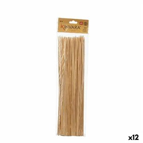 Bamboo toothpicks Kinvara Natural 30 cm 85 Pieces (12 Units)