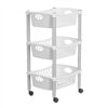 Vegetable trolley Stefanplast White Plastic 40 x 29,5 x 68,5 cm (6 Units)