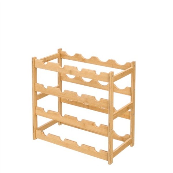 Bottle rack Kinvara Natural 45 x 23,5 x 42,5 cm