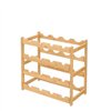 Bottle rack Kinvara Natural 45 x 23,5 x 42,5 cm