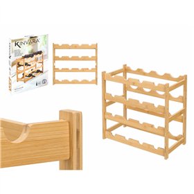 Bottle rack Kinvara Natural 45 x 23,5 x 42,5 cm