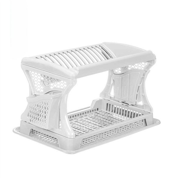 Draining Rack for Kitchen Sink Kinvara White 47,5 x 30 x 27,5 cm