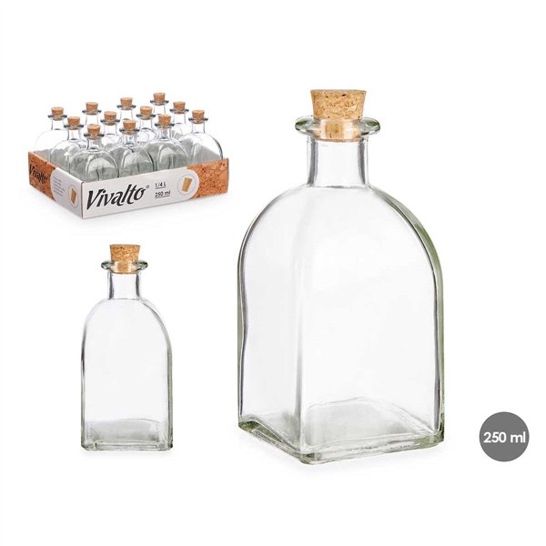 Tin Vivalto Transparent 250 ml (12 Units)