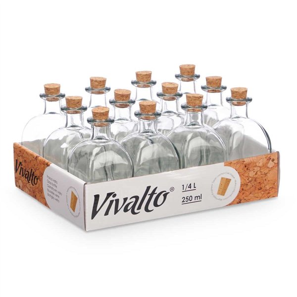 Tin Vivalto Transparent 250 ml (12 Units)