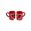 Set of Mugs Out of the Blue Red (2 Units)
