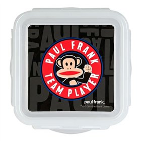 Lunch box Paul Frank Team player Polyurethane Black (13 x 7.5 x 13 cm)