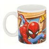 Mug Spider-Man Great power Blue Red Ceramic 350 ml
