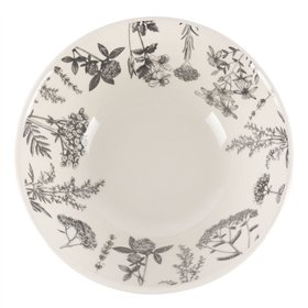 Serving Platter La Maison Stoneware Floral 500 ml