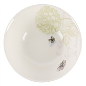 Serving Platter La Maison Stoneware Flowers Butterflies 500 ml