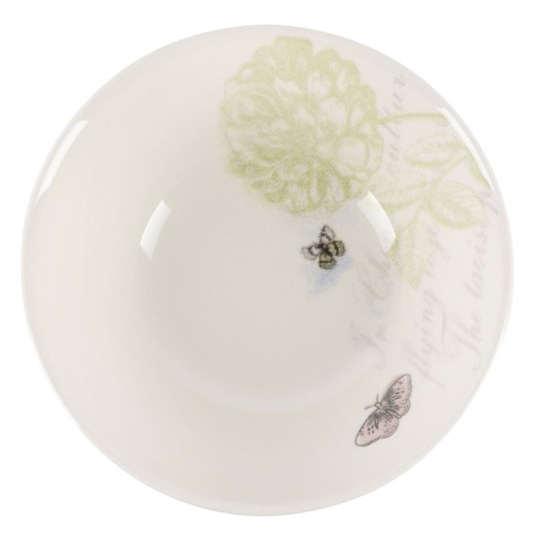 Serving Platter La Maison Stoneware Flowers Butterflies 500 ml