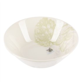Serving Platter La Maison Stoneware Flowers Butterflies 500 ml