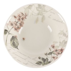 Serving Platter La Maison Stoneware Floral 500 ml