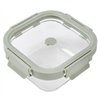 Hermetic Lunch Box Lékué Borosilicate Glass Squared 520 ml