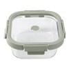 Hermetic Lunch Box Lékué Borosilicate Glass Squared 800 ml
