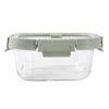 Hermetic Lunch Box Lékué Borosilicate Glass Squared 800 ml