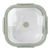 Hermetic Lunch Box Lékué Borosilicate Glass Squared 800 ml