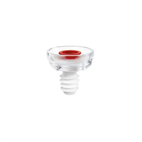 Vacuum Stopper for Wine Guzzini Save it Red Transparent Plastic