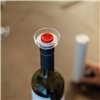Vacuum Stopper for Wine Guzzini Save it Red Transparent Plastic