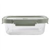 Hermetic Lunch Box Lékué Borosilicate Glass Rectangular 1,05 L
