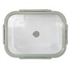 Hermetic Lunch Box Lékué Borosilicate Glass Rectangular 1,05 L