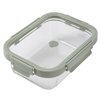 Hermetic Lunch Box Lékué Borosilicate Glass Rectangular 1,05 L