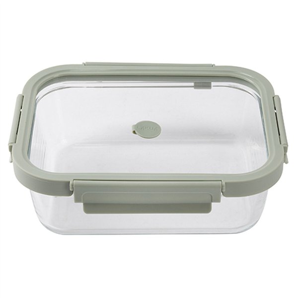 Hermetic Lunch Box Lékué Borosilicate Glass Rectangular 1,52 L