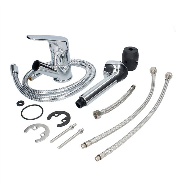 Single Handle Sink Mixer Tap Fontastock Zinc